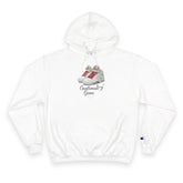 White "Ruby" Js Gem -  Champion Hoodie